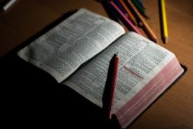 Picture of Open Bible Picture of Open Bible